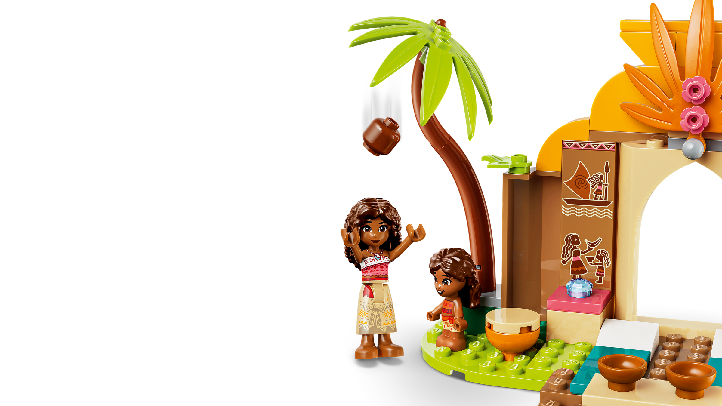 LEGO Moana Village House & Boat building set, UK version