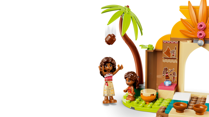 LEGO Moana Village House & Boat building set, UK version