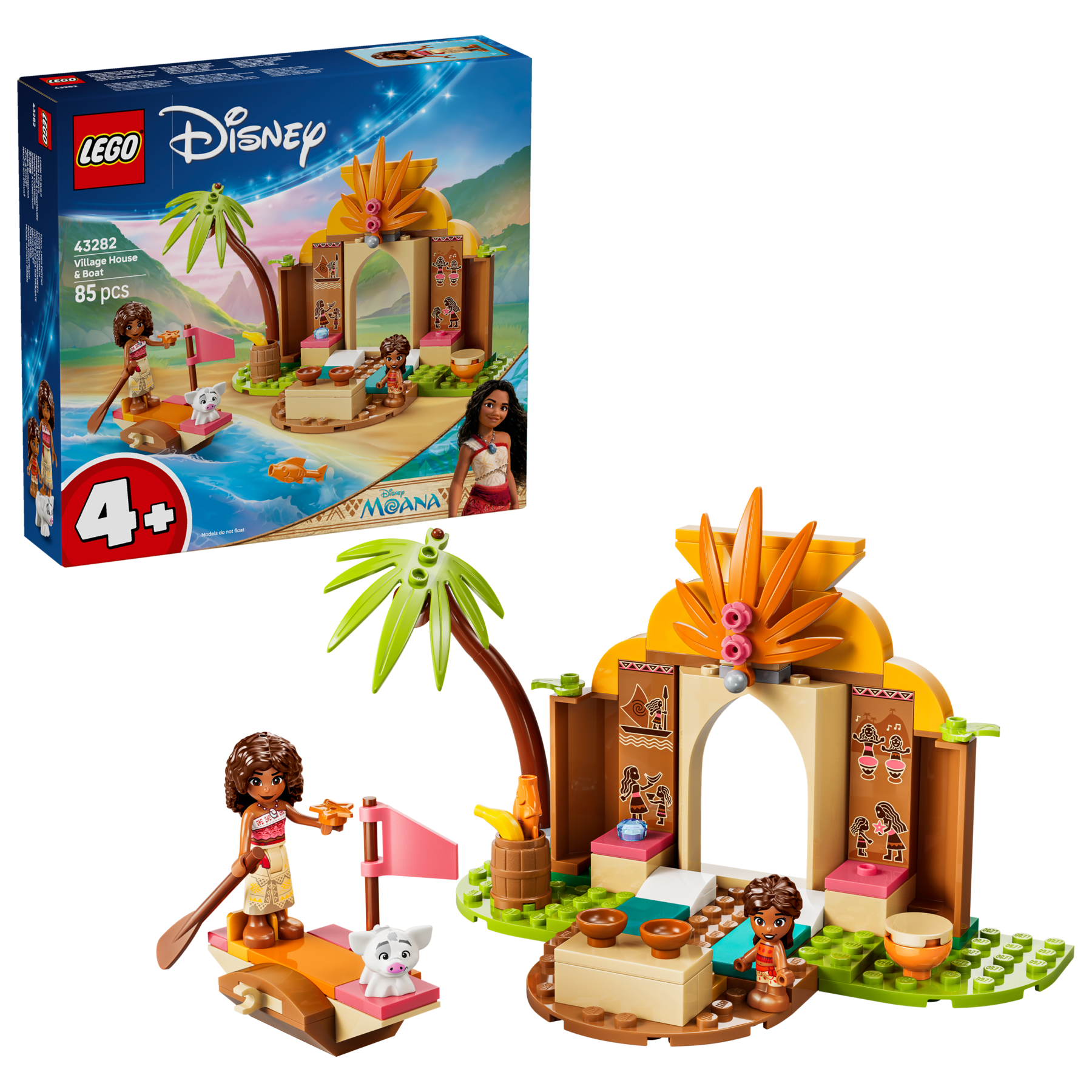 LEGO Moana Village House & Boat building set, UK version