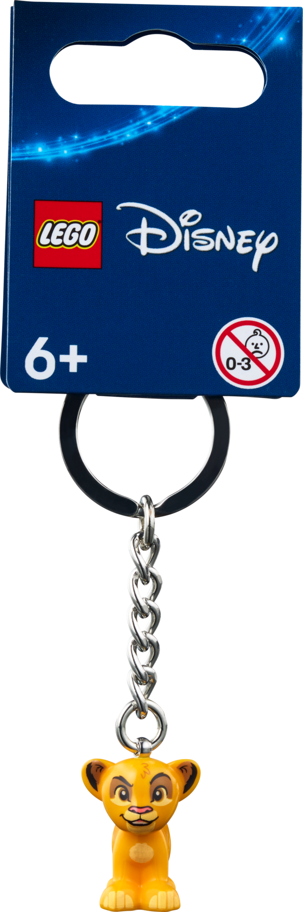 LEGO Disney Simba keyring 8 cm (British brand)