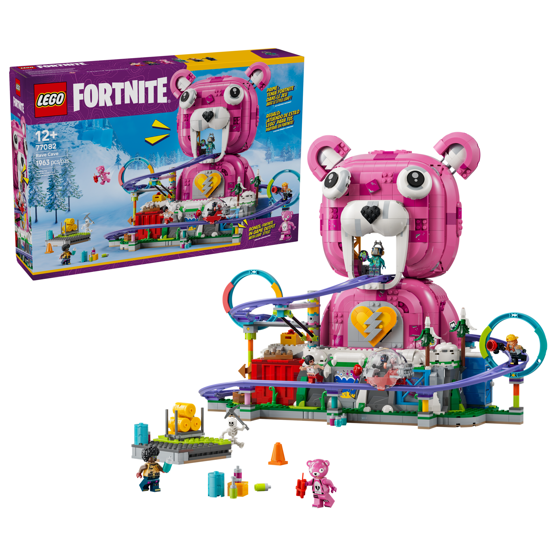 LEGO Fortnite Rave Cave building set 77082 - British product