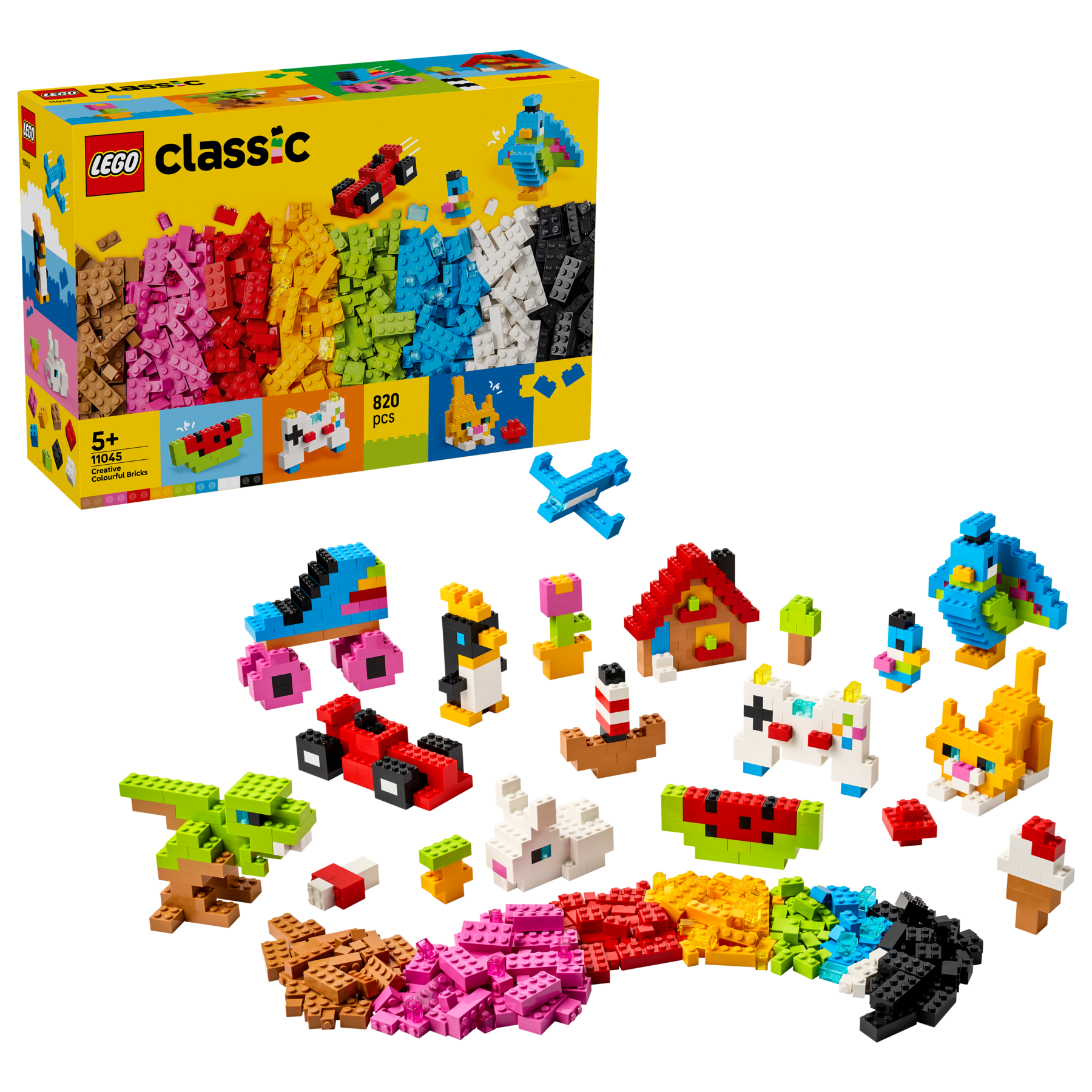 LEGO Creative Colorful Bricks building set 820 pieces (British brand)
