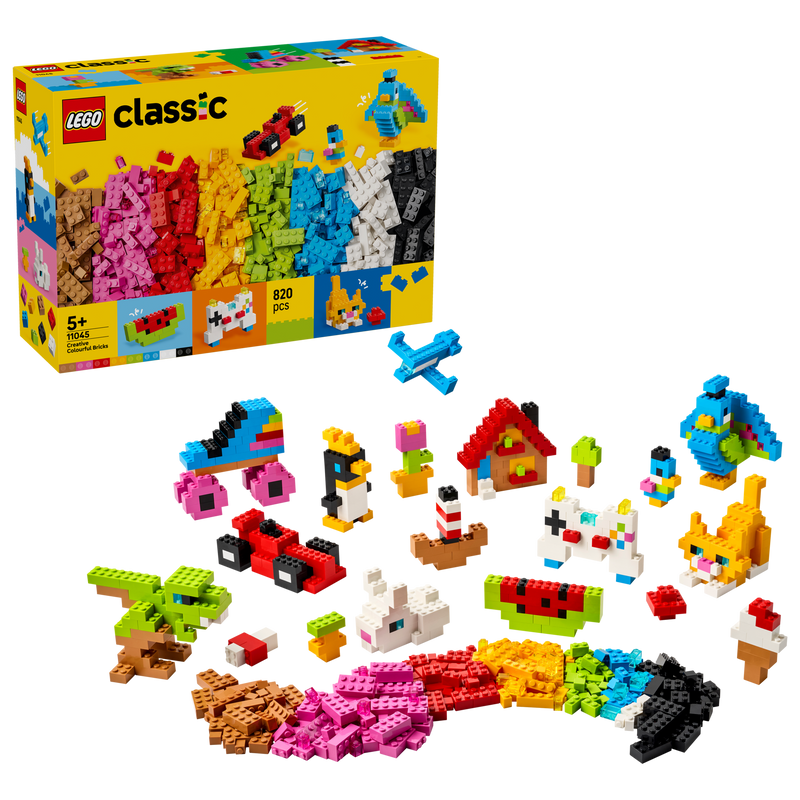 LEGO Creative Colorful Bricks building set 820 pieces (British brand)