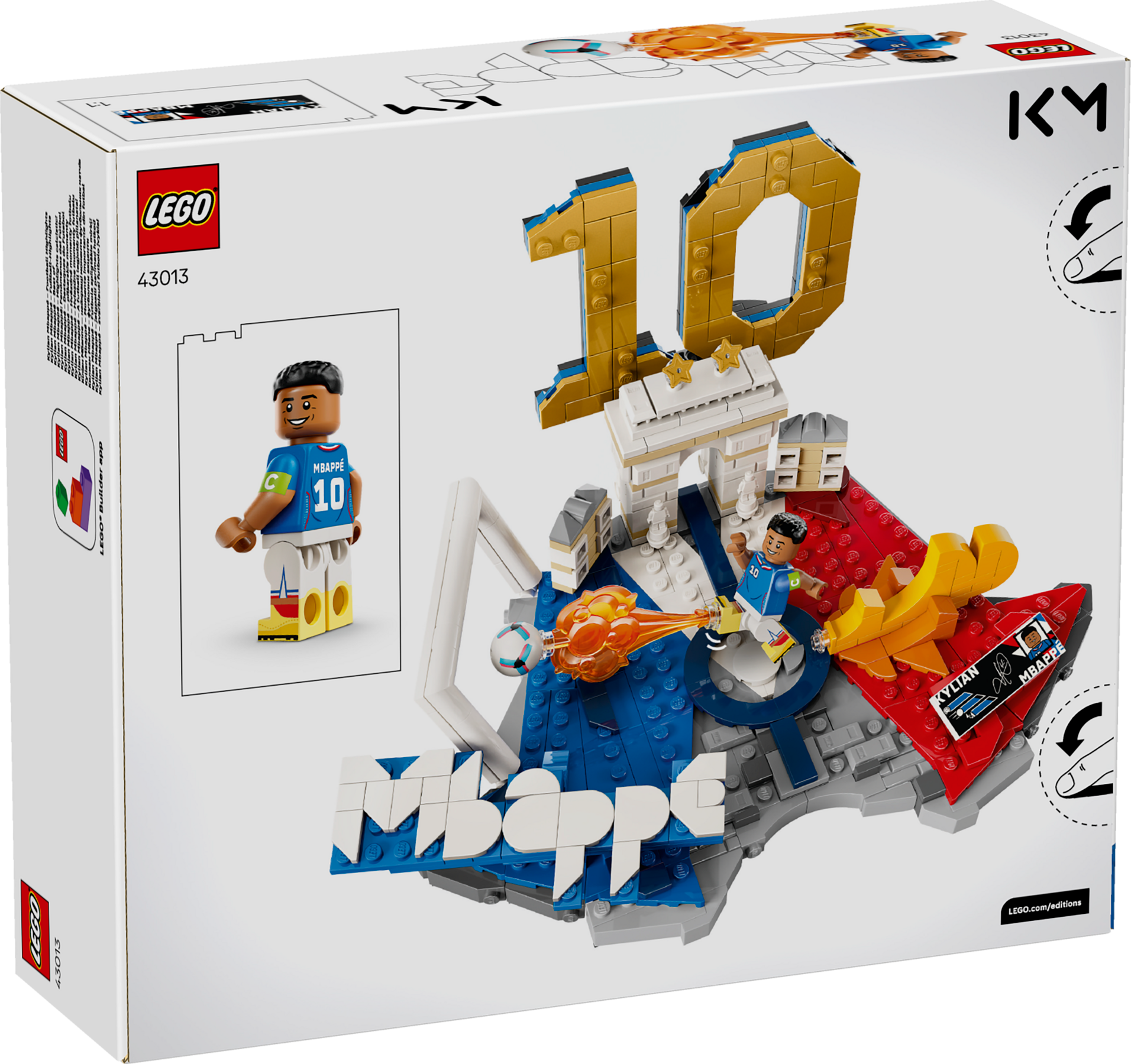LEGO Kylian Mbappé Football Highlights building set 490-piece, UK version
