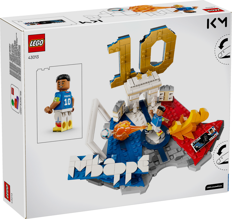 LEGO Kylian Mbappé Football Highlights building set 490-piece, UK version