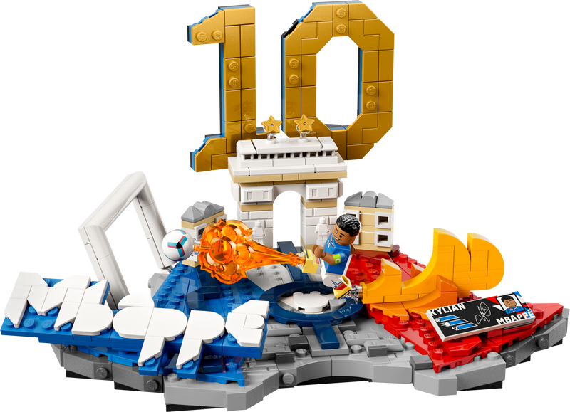 LEGO Kylian Mbappé Football Highlights building set 490-piece, UK version