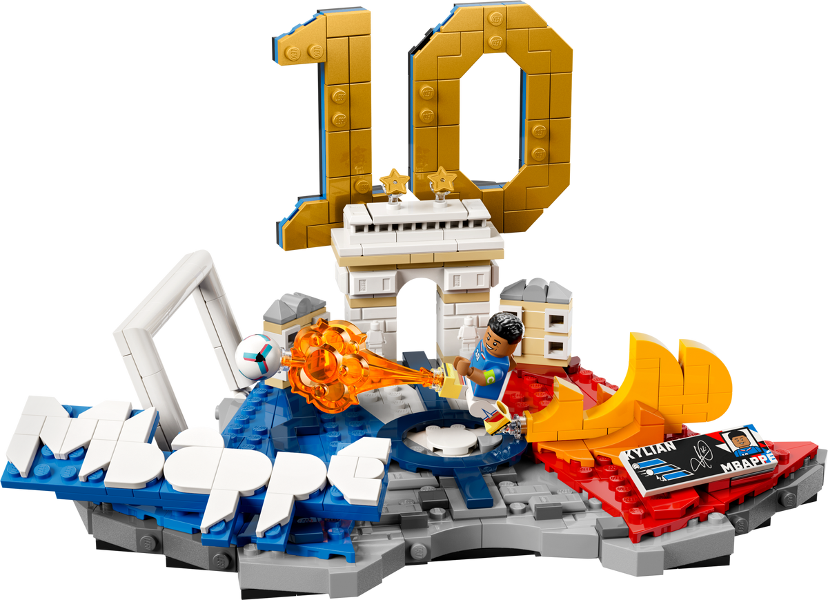 LEGO Kylian Mbappé Football Highlights building set 490-piece, UK version