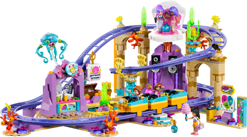 LEGO Friends Mermaid Roller Coaster Ride building set 864 pieces (British brand)