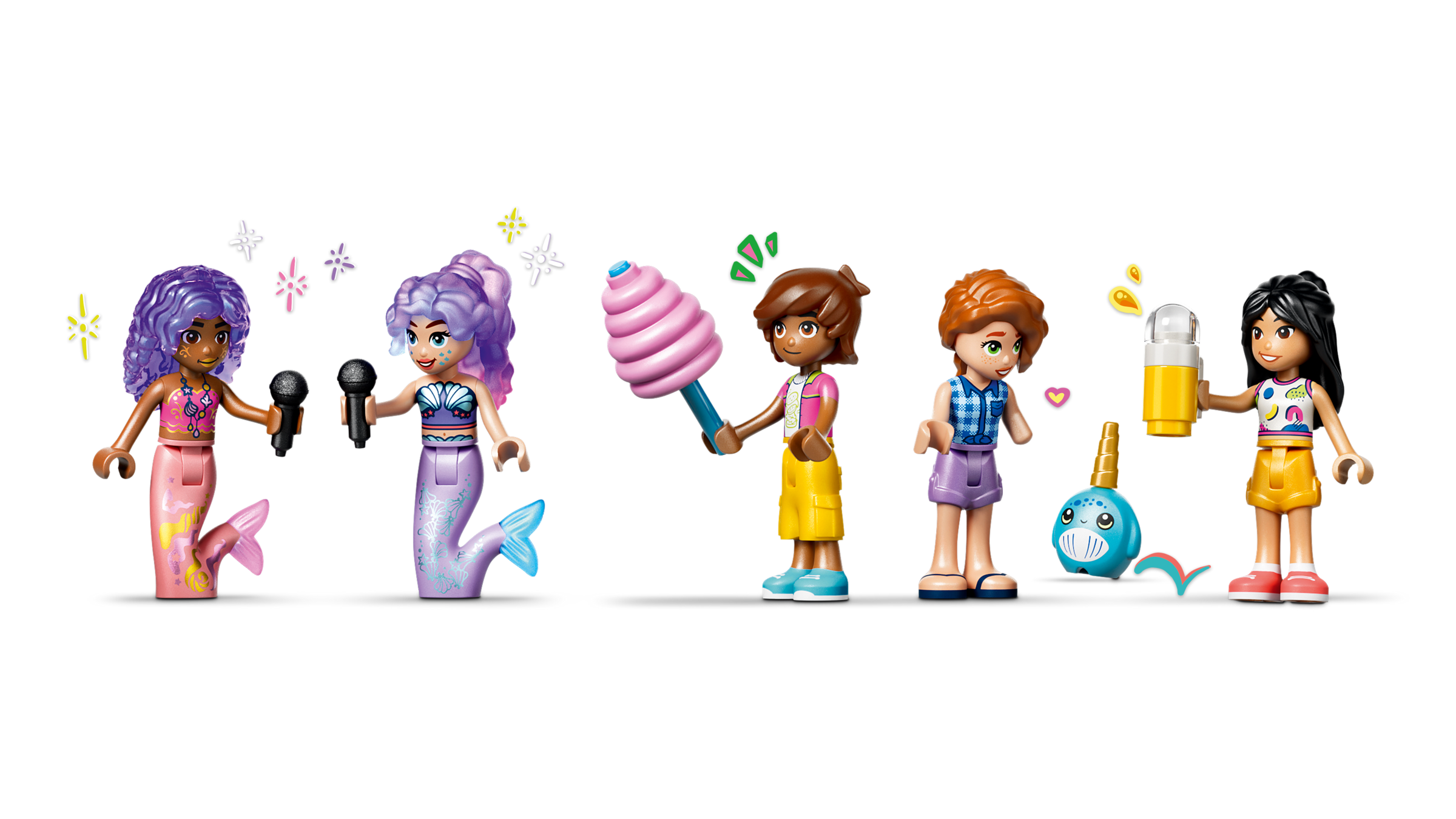 LEGO Friends Mermaid Roller Coaster Ride building set 864 pieces (British brand)
