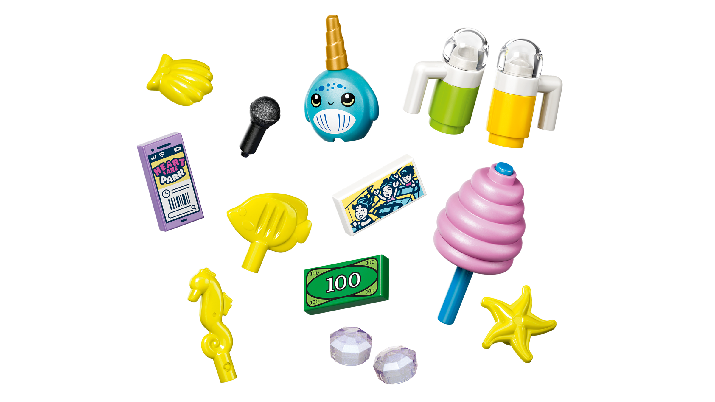 LEGO Friends Mermaid Roller Coaster Ride building set 864 pieces (British brand)