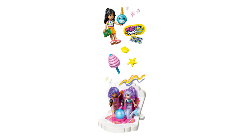 LEGO Friends Mermaid Roller Coaster Ride building set 864 pieces (British brand)
