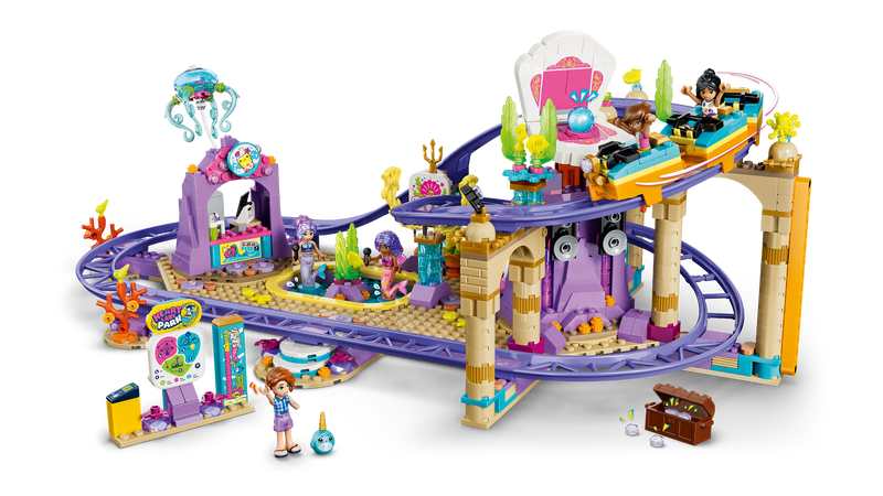 LEGO Friends Mermaid Roller Coaster Ride building set 864 pieces (British brand)
