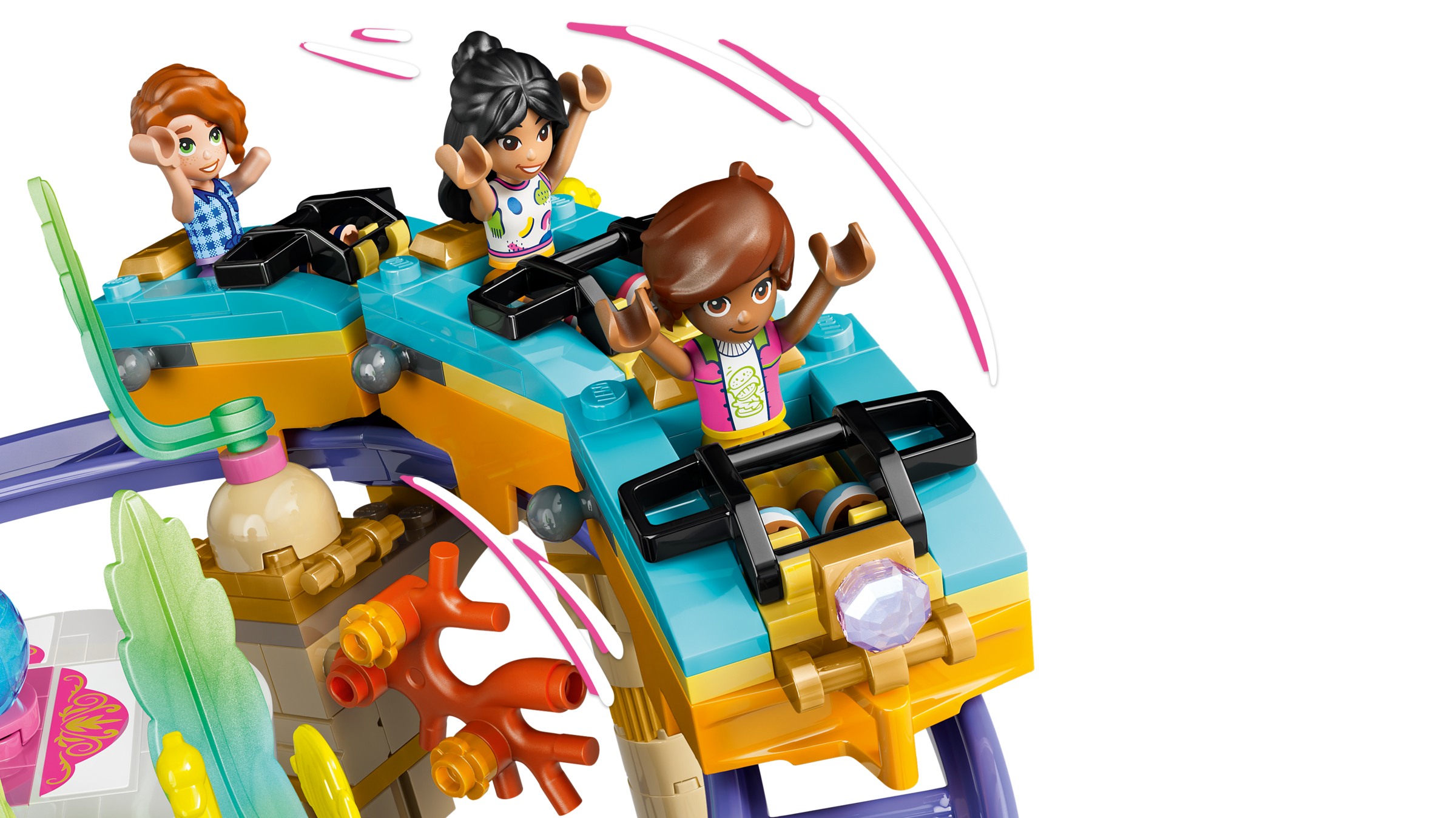 LEGO Friends Mermaid Roller Coaster Ride building set 864 pieces (British brand)
