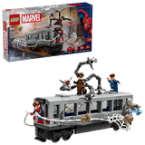 LEGO Spider-Man vs Doc Ock subway train set 393 pieces - British product