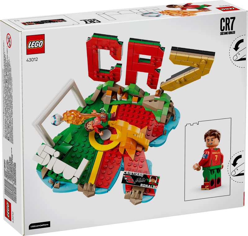 LEGO Cristiano Ronaldo Football Highlights building set, imported from the UK