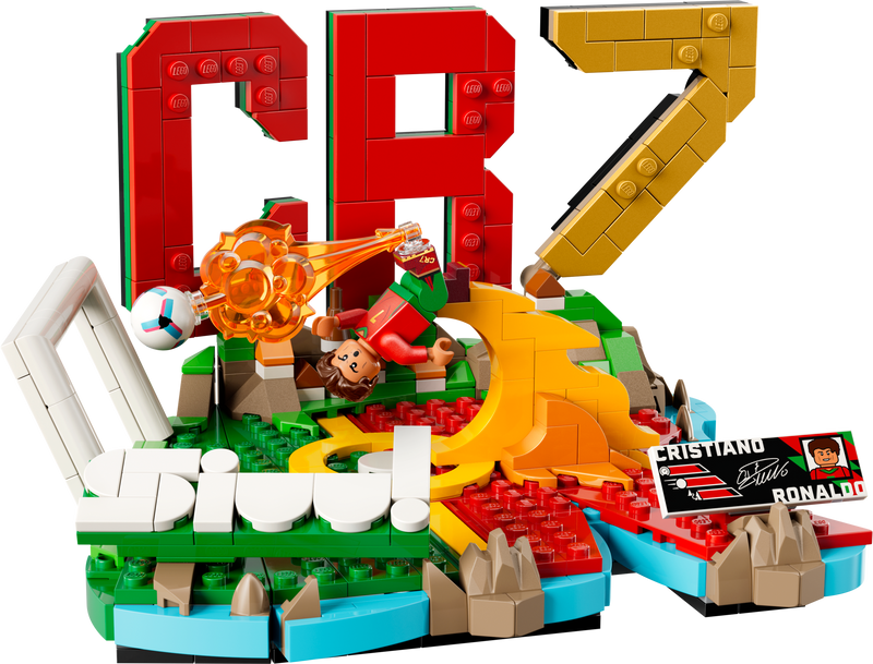 LEGO Cristiano Ronaldo Football Highlights building set, imported from the UK