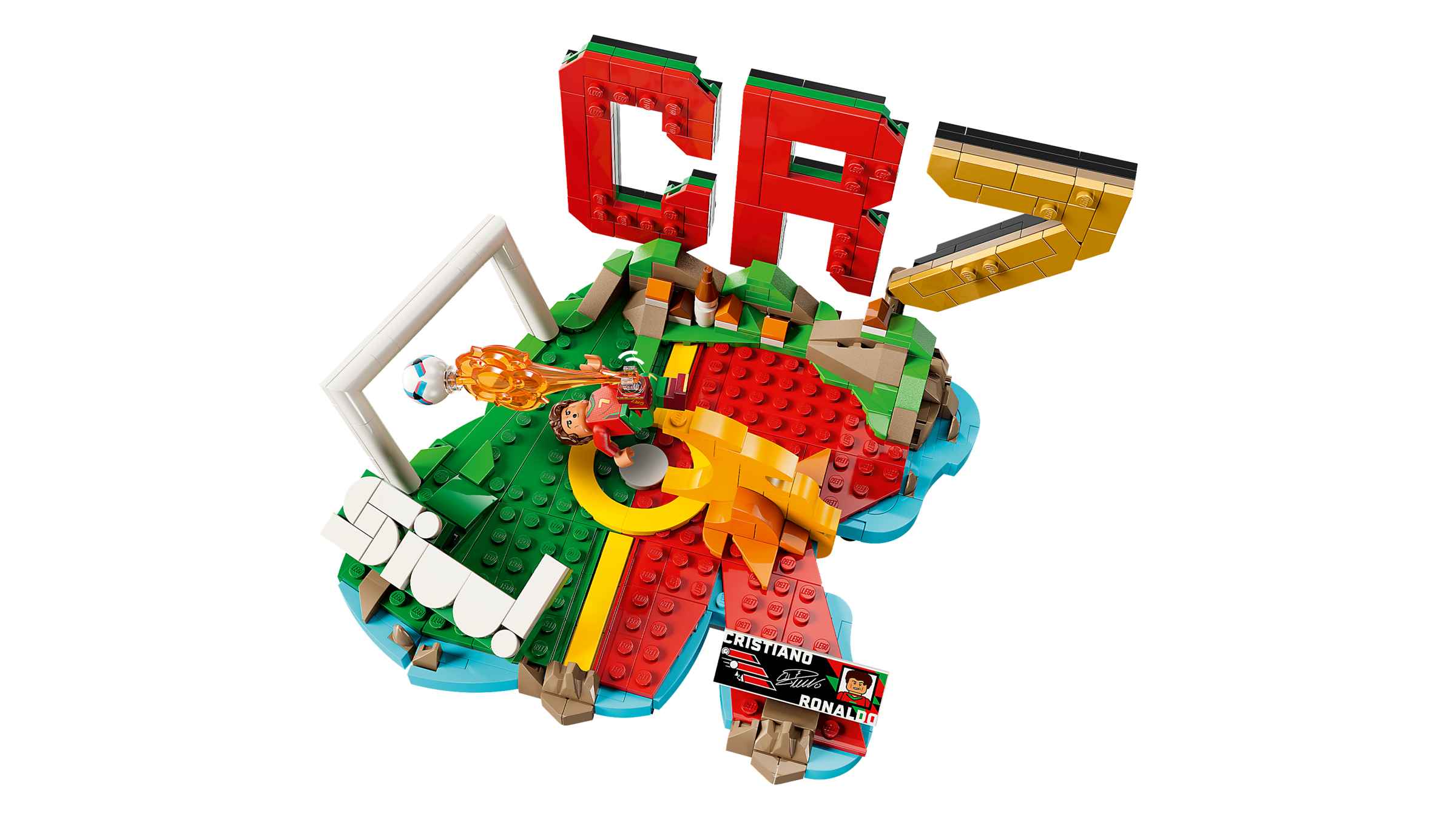 LEGO Cristiano Ronaldo Football Highlights building set, imported from the UK