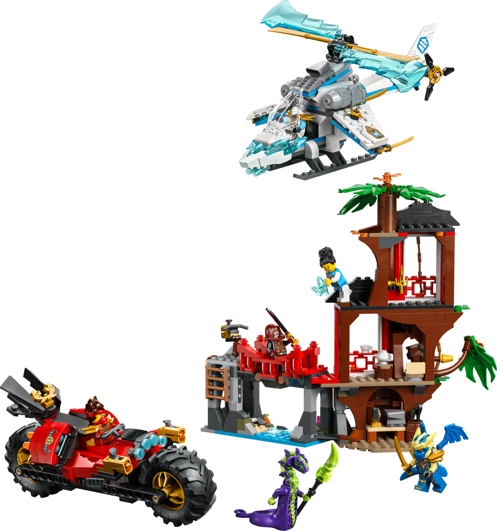 LEGO Ninjago Tree House Battle set 642 pieces, UK version