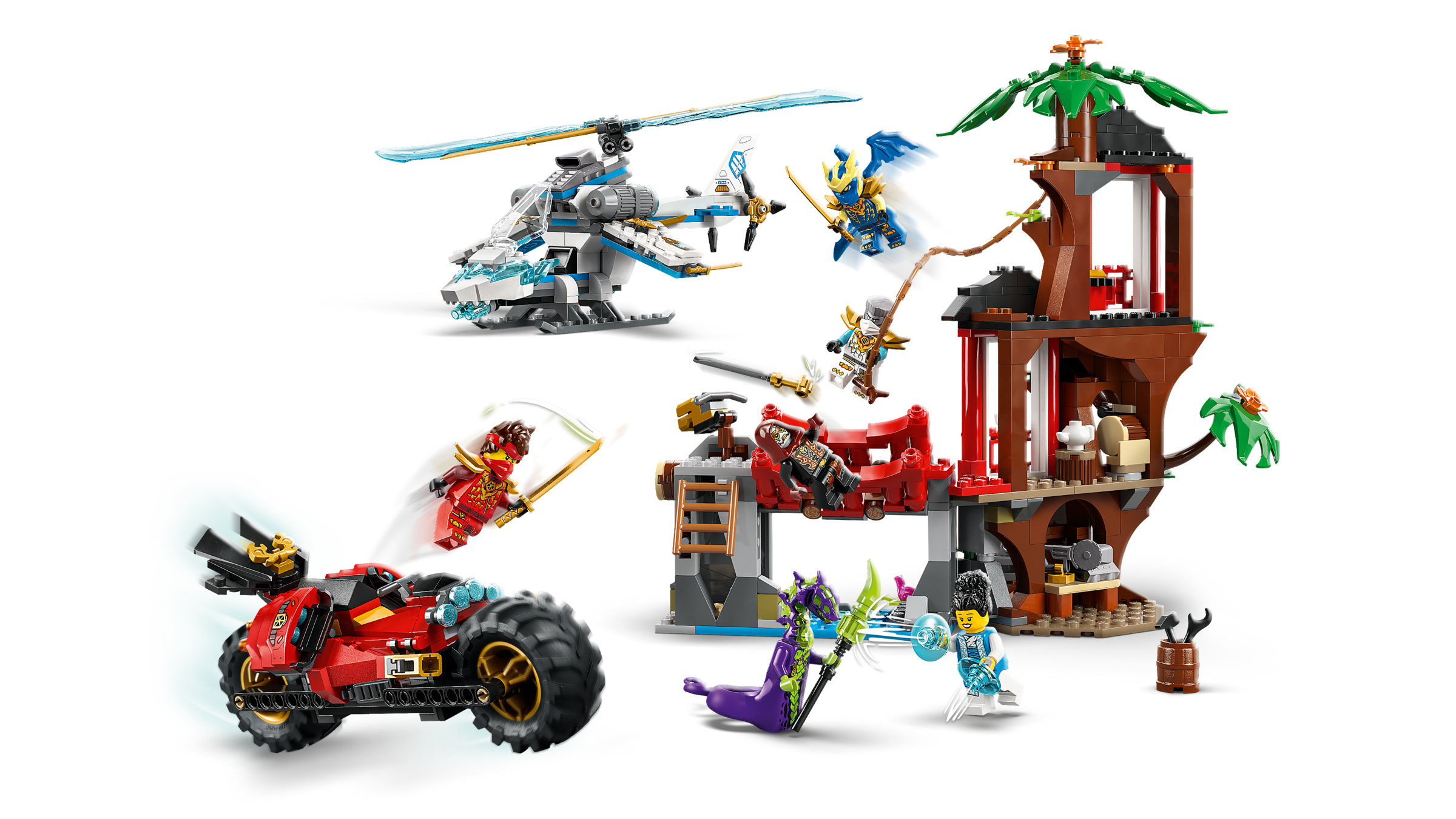 LEGO Ninjago Tree House Battle set 642 pieces, UK version