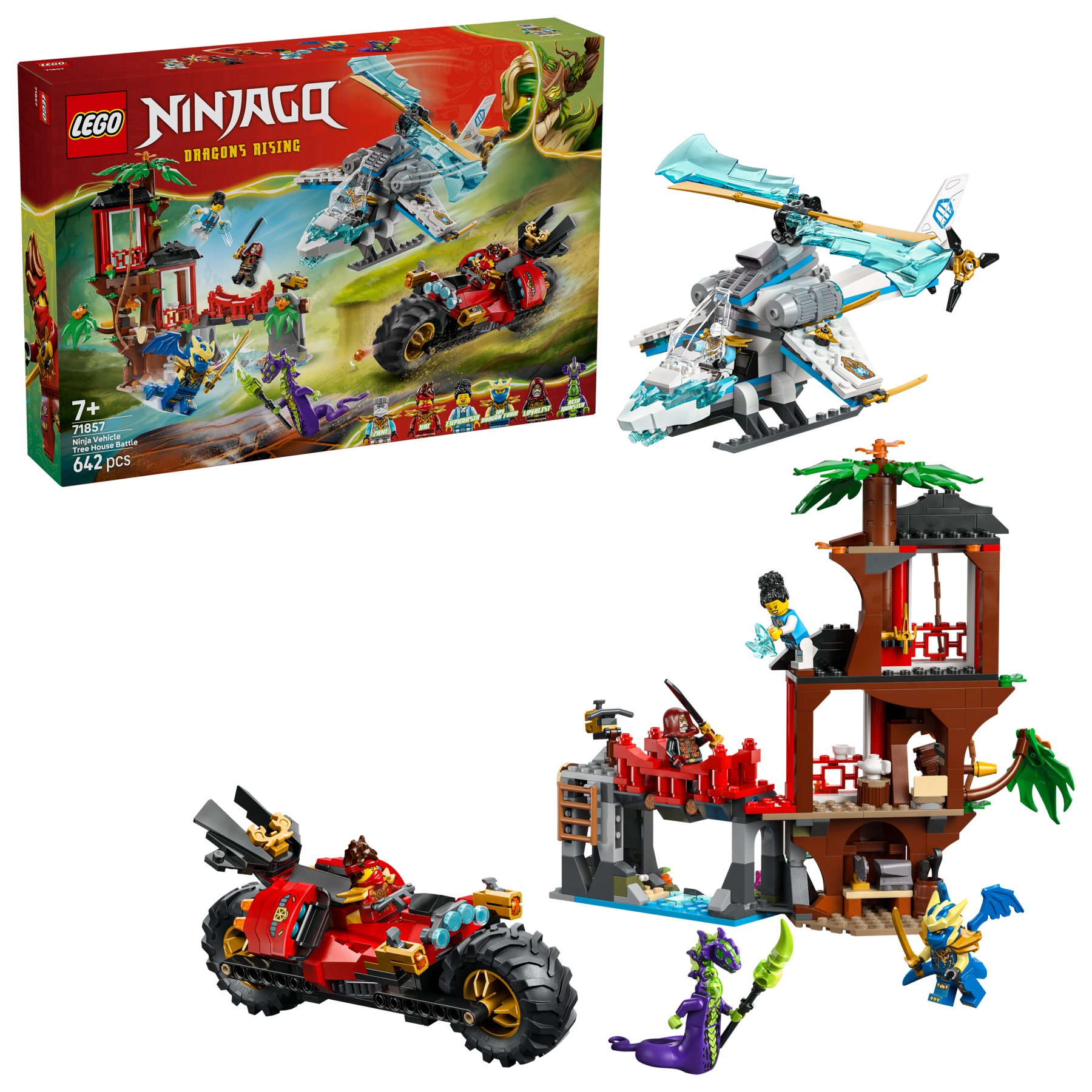 LEGO Ninjago Tree House Battle set 642 pieces, UK version