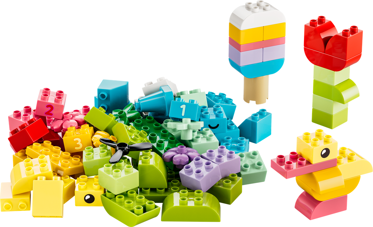 LEGO DUPLO colourful creative box 80 pieces, imported from the UK