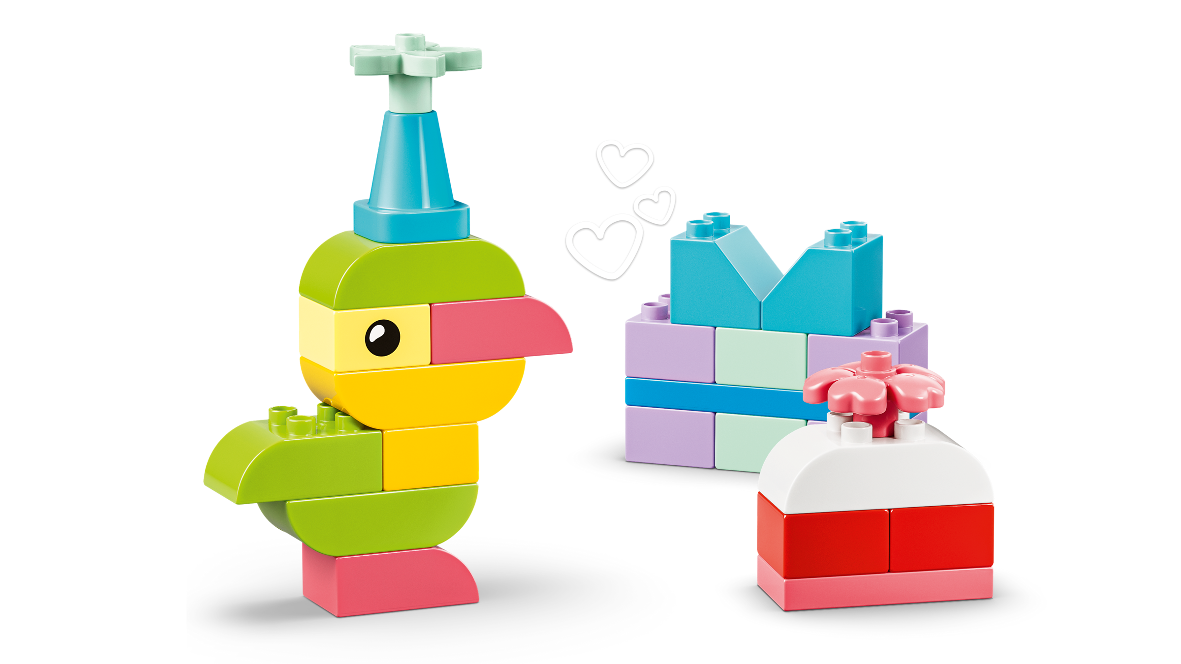 LEGO DUPLO colourful creative box 80 pieces, imported from the UK