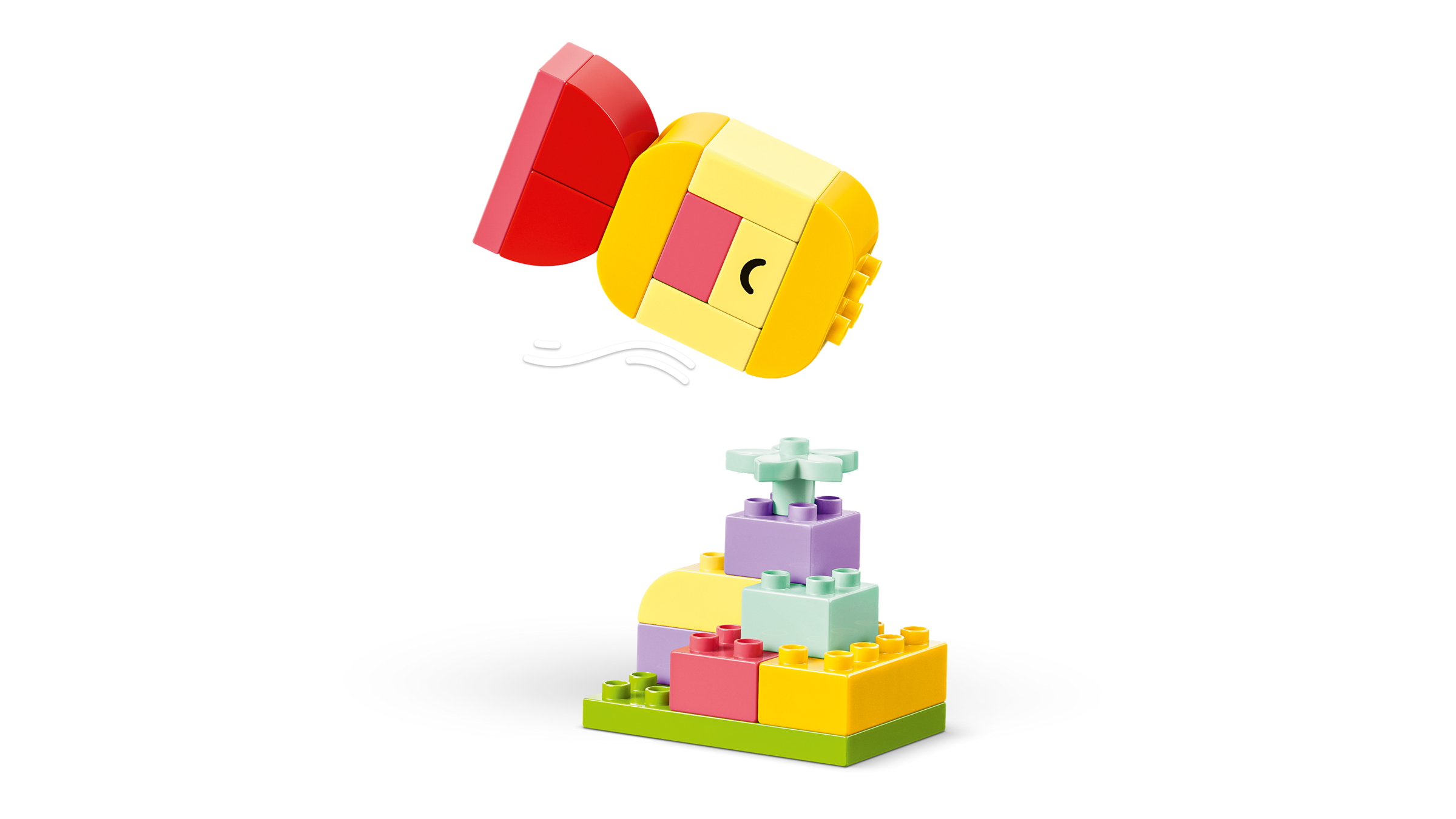 LEGO DUPLO colourful creative box 80 pieces, imported from the UK