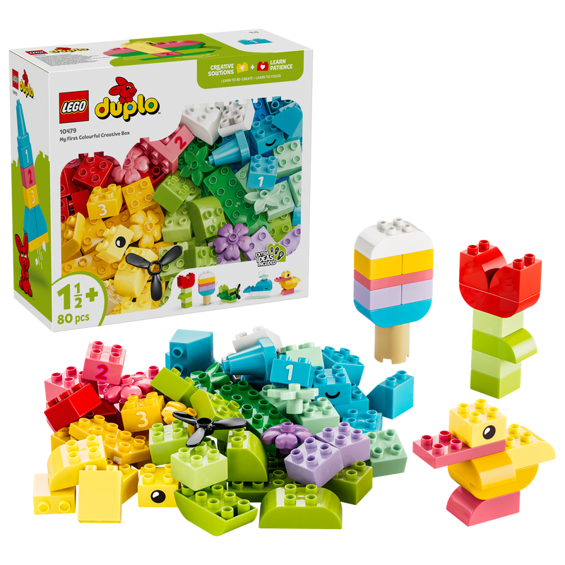 LEGO DUPLO colourful creative box 80 pieces, imported from the UK