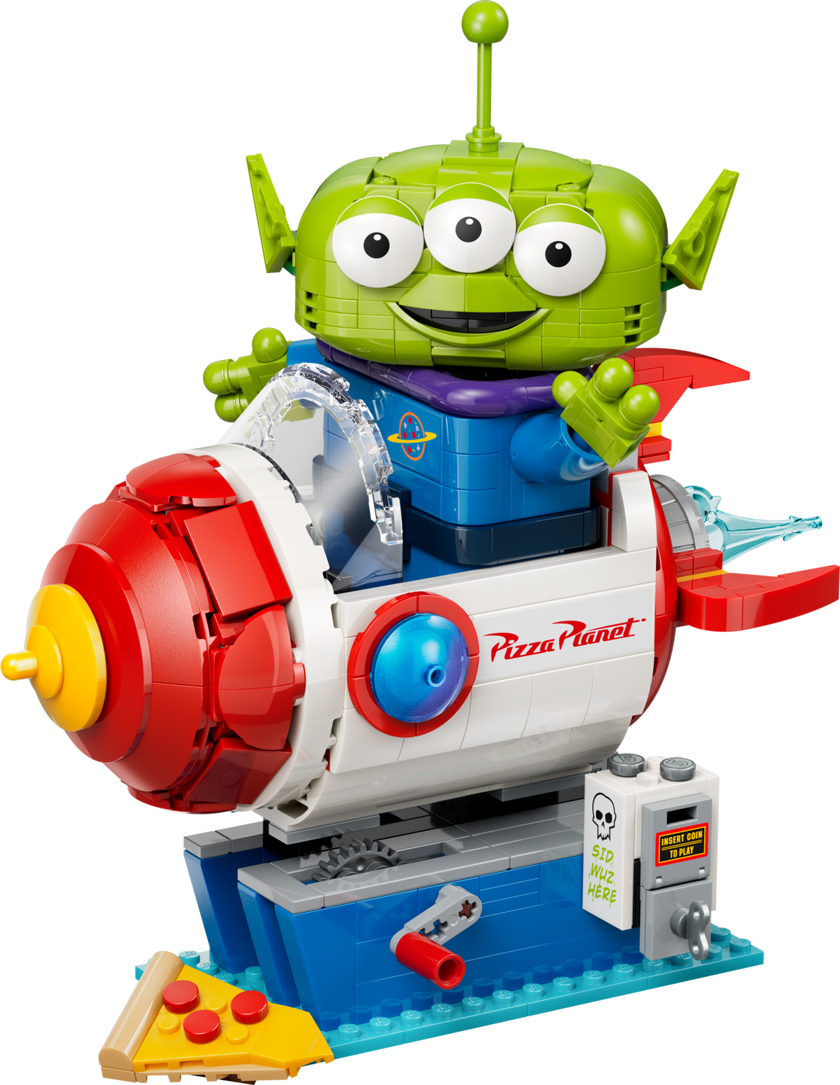 LEGO Toy Story Alien rocket ride building set, imported from the UK