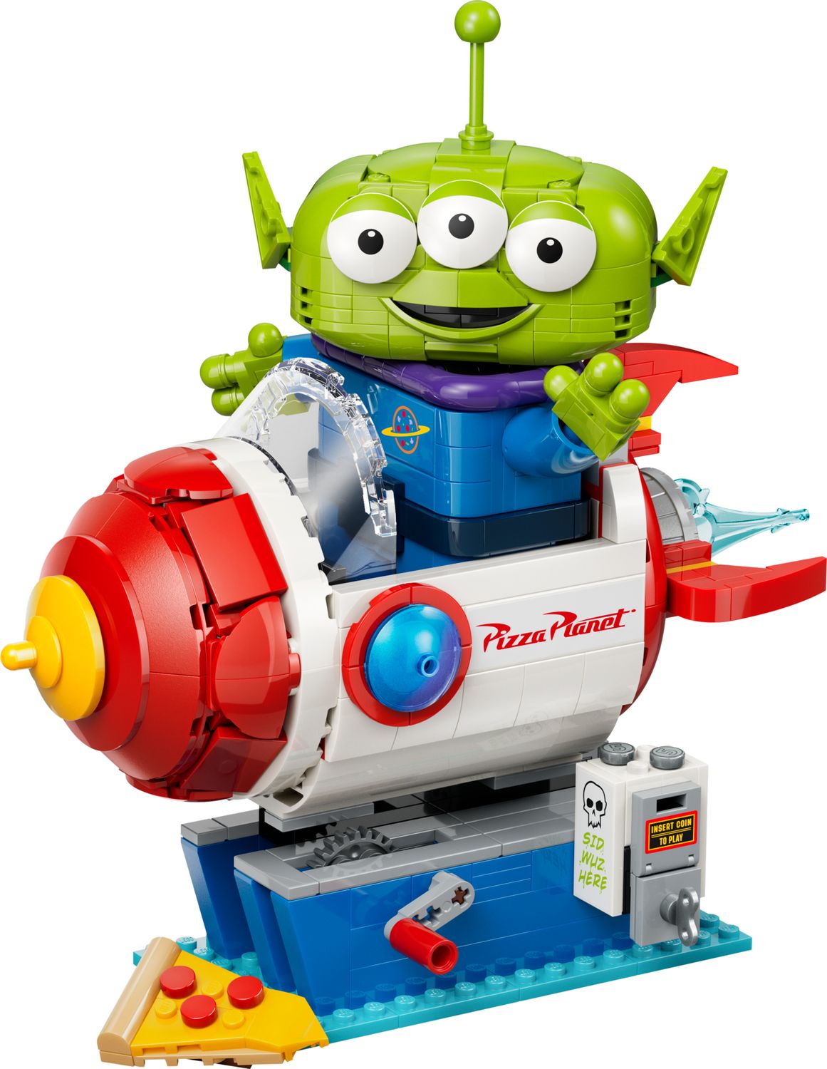 LEGO Toy Story Alien rocket ride building set, imported from the UK