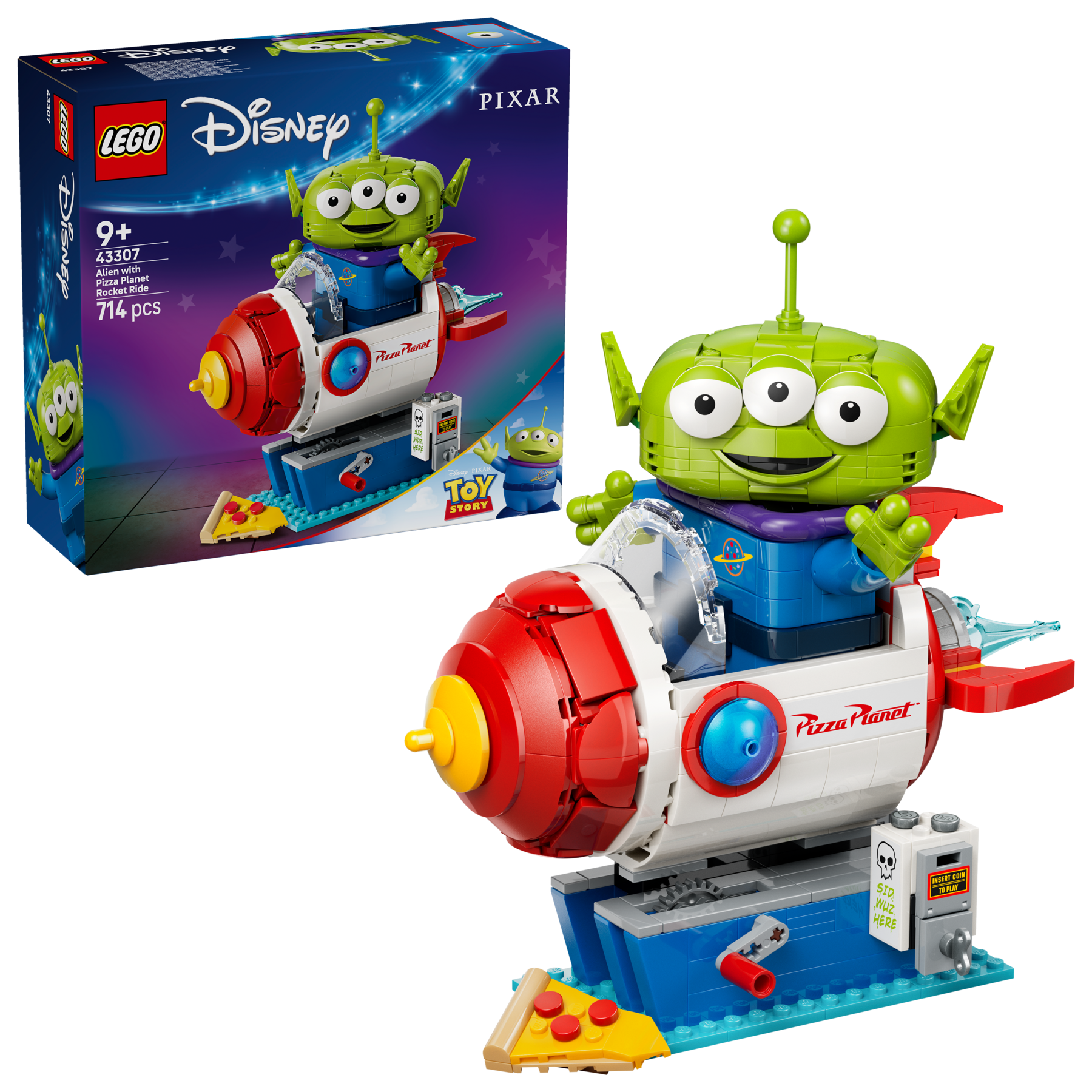 LEGO Toy Story Alien rocket ride building set, imported from the UK