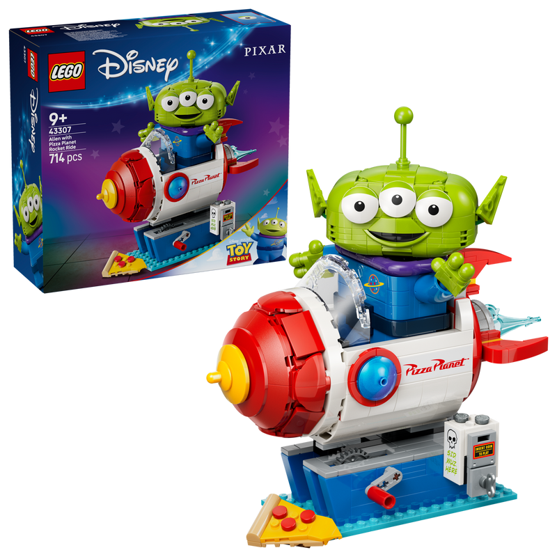 LEGO Toy Story Alien rocket ride building set, imported from the UK