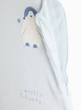 Blue Arctic Animal Print 2.5 Tog Sleeping Bag 6-12 months