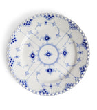 BLUE FLUTED FL PLATE 19CM