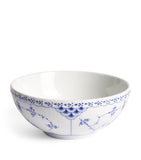 Blue Fluted Half Lace Korean Deep Bowl (14.5cm)