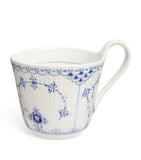 BLUE FLUTED HL HIGH HANDLE MUG 33CL