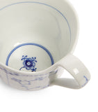 BLUE FLUTED HL HIGH HANDLE MUG 33CL