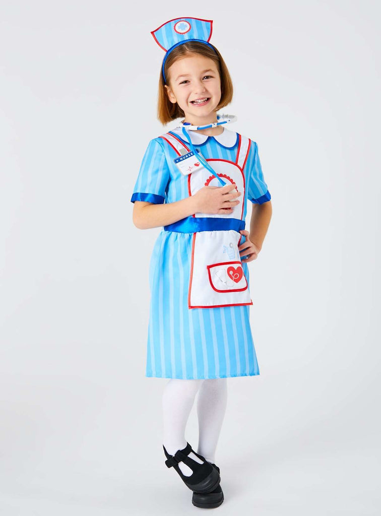 Blue Nurse Costume 5-6 years