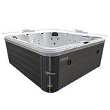 Blue Whale Spa Olive Bay 54-Jet 6 Person Hot Tub - Delivered and Installed