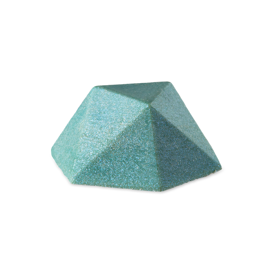 Lush Blue Glitterbug body shimmer bar with blue sparkle, UK version
