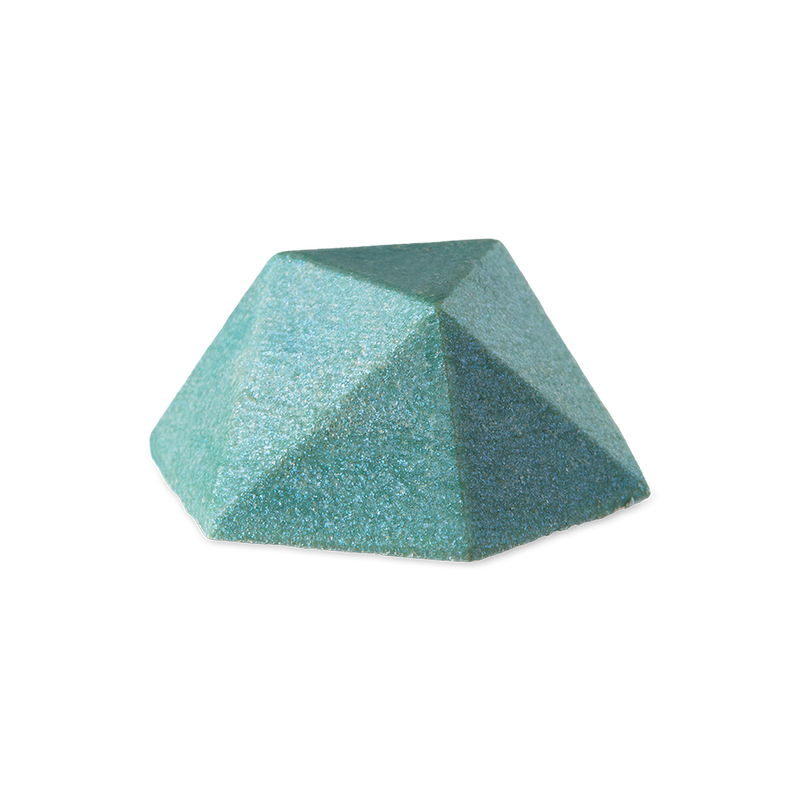 Lush Blue Glitterbug body shimmer bar with blue sparkle, UK version