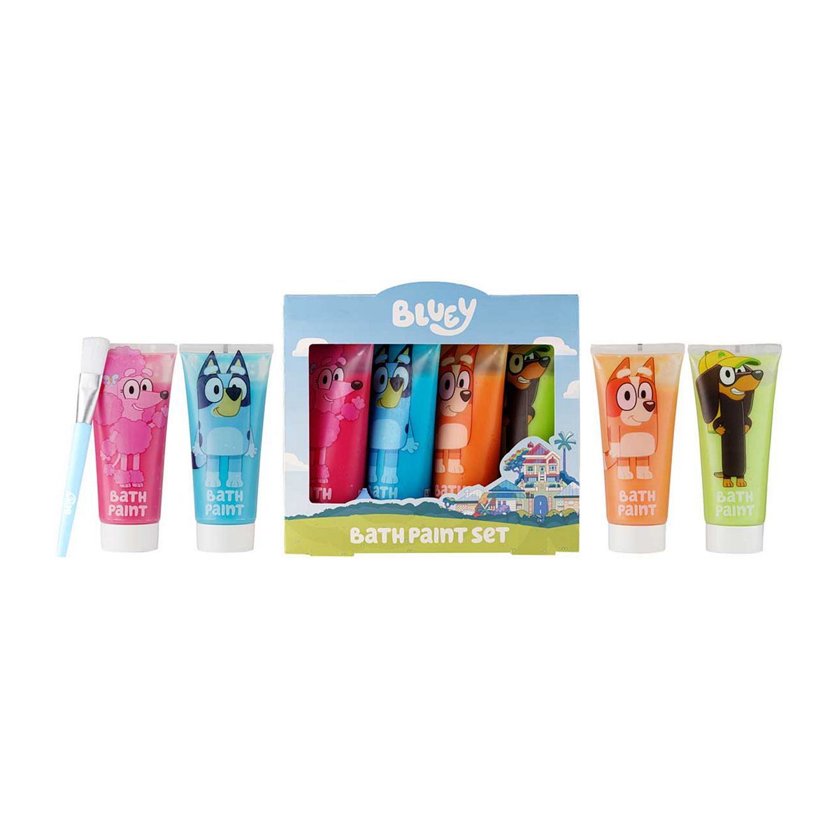 Bluey Bath Paint 4x 100ml - McGrocer