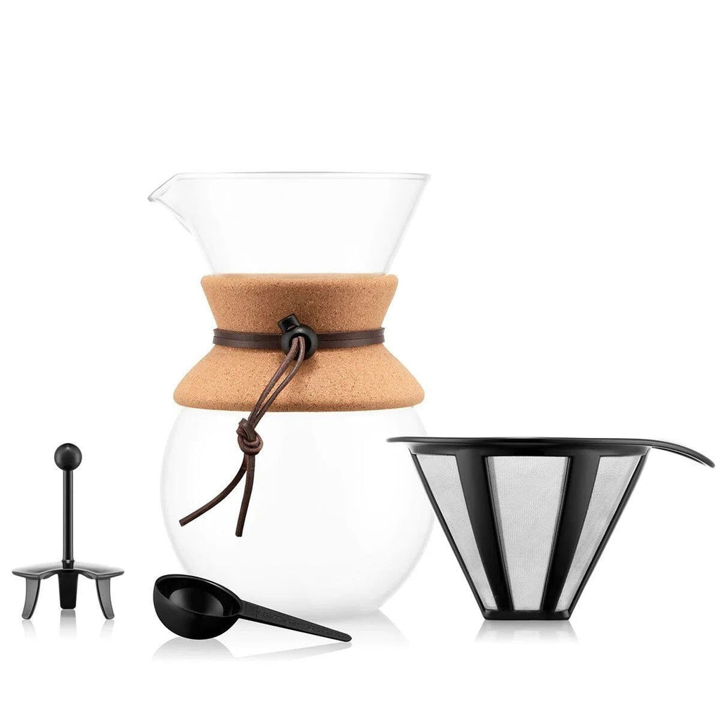 Bodum Pour Over Coffee Maker, 1L with Permanent Filter