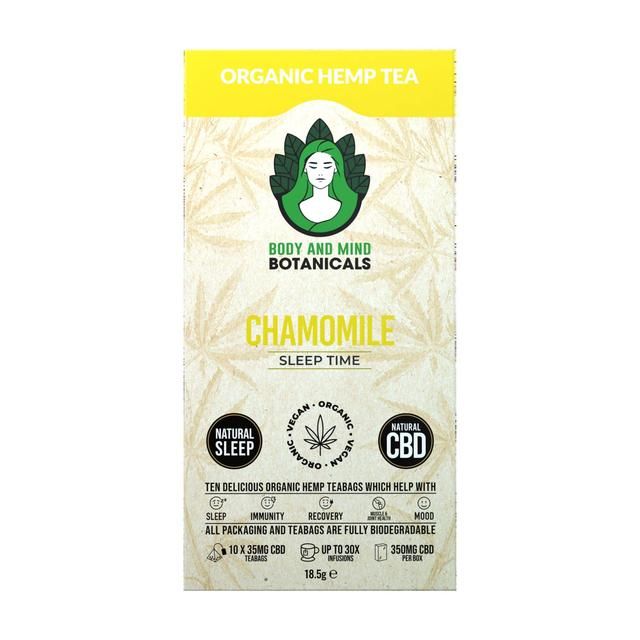 Body & Mind Botanicals Organic Hemp Tea - Chamomile    10 per pack