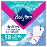 Bodyform Dailies Long Panty Liners   58 per pack