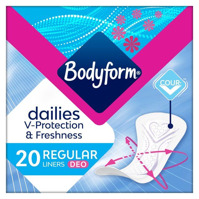 Bodyform Dailies Regular Scented Panty Liners   20 per pack