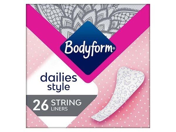 Bodyform Dailies String Panty Liners 26 pack