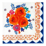 Boho Floral Paper Party Napkins   20 per pack