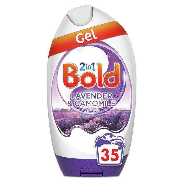 Bold 2in1 Washing Liquid Gel Lavender and Camomile 1.295L 35 Washes