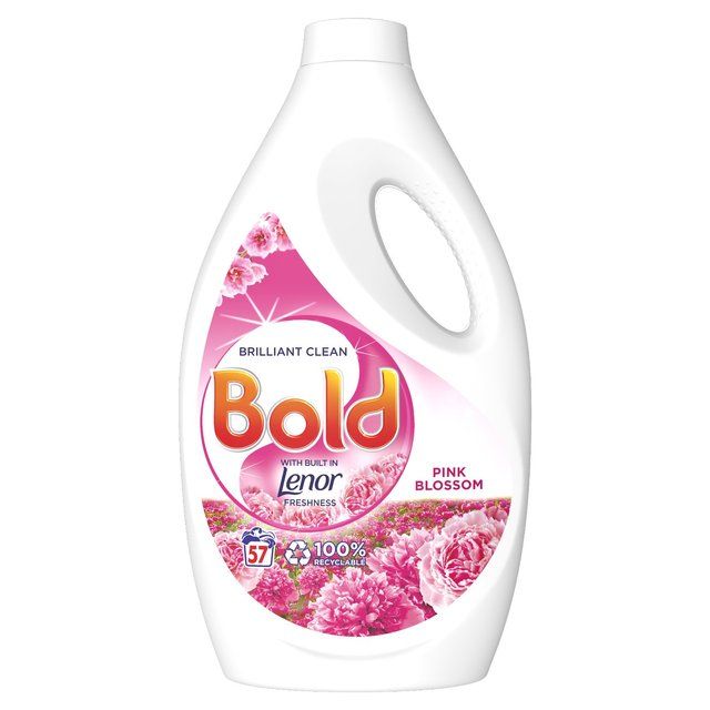 Bold 2in1 Washing Liquid Pink Blossom 1.995L 57 Washes